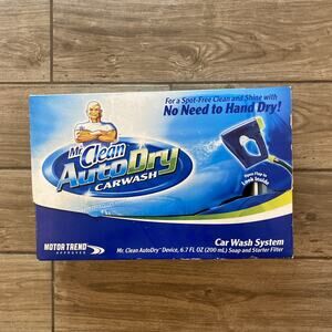Mr. Clean AutoDry Car Wash System Starter Kit With Soap And Filter Open Box
